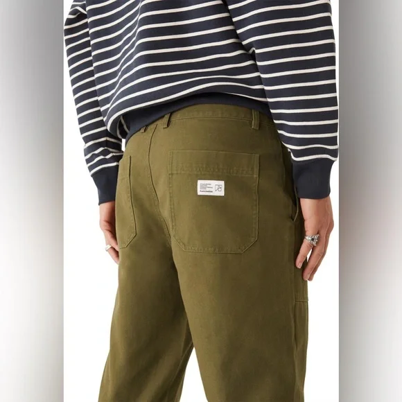 The Joey Straight Fit Fatigue Pant in Olive - Frank & Oak - Size 31x32 (Men's) - Picture 8 of 9